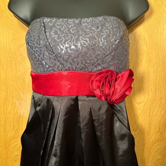 NWT Speechless size 5 formal strapless mini dress - Picture 3 of 10